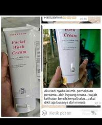 Gambar COD MORESKIN FACIAL WASH CREAM - SABUN CUCI MUKA MORESKIN - FWASHCREAM dari StockistNasaBwi undefined 5 Tokopedia