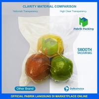 Gambar PLASTIK VACUUUM VACUM SEALER POLOS DELKOCHOICE SATUAN - 27x40 dari PabrikPacking undefined 2 Tokopedia