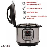Gambar INSTANT POT Duo 7 in 1 pressure cooker multicooker dari Mamikeke.co undefined 2 Tokopedia