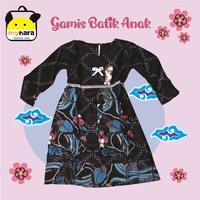 Gambar Gamis Batik Anak Usia 2 - 7 Tahun // Gamis Anak // Baju Muslim Anak - M dari MyNara Fashion Kids undefined 3 Tokopedia