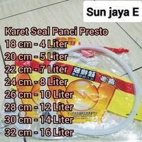 Gambar KARET SEAL PANCI PRESTO PRESSURE COOKER 18 CM sd 32 CM - 26cm - 10Liter dari SJ 99 undefined 1 Tokopedia