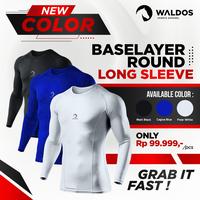Gambar PROMO !! Baselayer Manset Waldos Black Round Sepeda Running Cycling - Putih, XS dari Waldos Indonesia undefined 1 Tokopedia