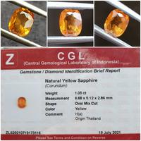 Gambar Batu Yellow Sapphire Thailand Memo 1.05 crt dari AZHAR GEMSTORE undefined 1 Tokopedia