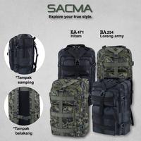 Gambar Tas Gunung Semi Carrier 40 Liter Ransel Keril Hiking Camping Army - Hitam dari TQSTORE9 undefined 5 Tokopedia