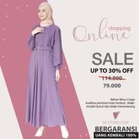 Gambar baju gamis wanita terbaru murah dress gamis syar'i murah berkualitas 2 - Lemon dari SA STORE 1706 undefined 1 Tokopedia