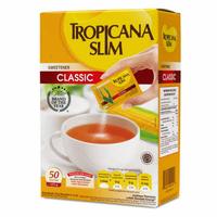 Gambar Tropicana Slim Sweetener Classic 50 x 2.5g dari Pasar Online Kebayoran undefined 1 Tokopedia
