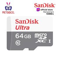 Gambar SanDisk Ultra Microsd 64GB 100MB/s Micro SD Card Memory 64 GB Cl10 dari Metoocel Official undefined 1 Tokopedia
