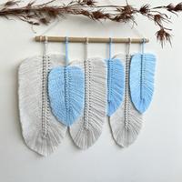 Gambar MACRAME WALL HANGING DAUN HIASAN DINDING HOME DECOR dari The Art Of Macrame undefined 2 Tokopedia