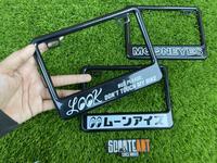 Gambar License Plat Mooneyes Original Small Size Universal dari Scooteart Workshop undefined 2 Tokopedia
