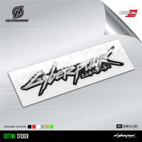 Gambar Cutting Stiker CyberPunk | Cyber Punk 2077 - Hitam+Merah dari Hexagram Stiker undefined 3 Tokopedia