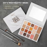 Gambar Lumecolors Day & Night Palette Eyeshadow + Brush dari Klinskin shop undefined 1 Tokopedia