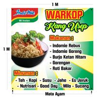 Gambar SPANDUK/ BANNER WARKOP (Warung Kopi) / WARMINDO (Warung Makan Indomie) - 1x2 M dari Izzi Shop 28 undefined 2 Tokopedia