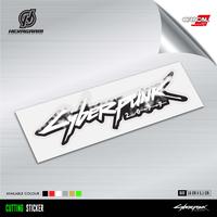 Gambar Cutting Stiker CyberPunk | Cyber Punk 2077 - Hitam+Merah dari Hexagram Stiker undefined 2 Tokopedia