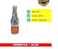 Gambar Thinner Tinner ND Botol Plastik botol aqua dari bun supermarket bahan bangunan undefined 1 Tokopedia