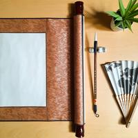 Gambar HIcchi Heiwa Kaligrafi Jepang Hiasan Dekor Limted Edition Scroll Art - Gold, Kaisho dari Hicchi undefined 3 Tokopedia