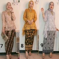 Gambar Setelan Kebaya Modern Brokat Yellow dari Kebaya Modern Mode undefined 3 Tokopedia
