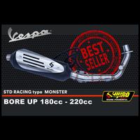 Gambar Knalpot STD SHIJIRO Racing Vespa matic 150 3V type MONSTER inlet 45 mm dari Shijiro Racing Store One undefined 1 Tokopedia