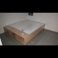 Gambar dipan tempat tidur laci kayu ukuran dari ASCUSTOM Furniture undefined 2 Tokopedia