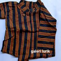 Gambar Baju Adat Anak Jawa Tengah Baju Adat Anak Laki-laki Baju Surjan Anak - surjan saja, S dari Galeri Lurik undefined 2 Tokopedia