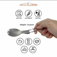 Gambar sendok garpu lipat camping folding spork titanium dhaulagiri dari Store Adventure Malang undefined 3 Tokopedia