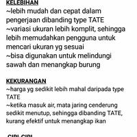 Gambar Jaring Senar 0.20 MS 1-1/4" 100x100 YOKO dari SamudraHarapan undefined 4 Tokopedia
