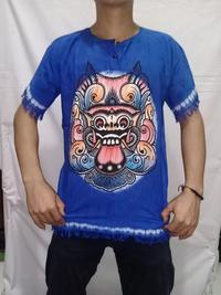 Gambar baju barong polos terbaru/ baju barong bali/ baju kaos bali - Biru, S dari gulaweh undefined 2 Tokopedia