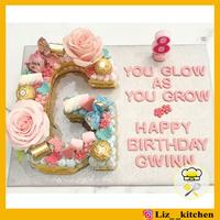 Gambar KUE ULANG TAHUN HURUF - ALPHABET BIRTHDAY CAKE, 2 LAYER LAPIS SURABAYA - PANDAN dari LIZ_KITCHEN undefined 2 Tokopedia
