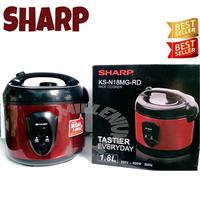 Gambar SHARP Rice Cooker / Magic Com 1.8 Liter KSN-18 MG / KSN-18 MS - KSN-18 MG dari Eneloopmart undefined 1 Tokopedia