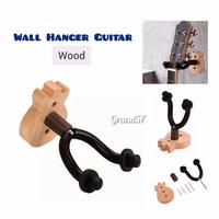 Gambar Wall hanger stand gitar dinding mount tembok gantung hook wood kayu dari grand57 undefined 1 Tokopedia