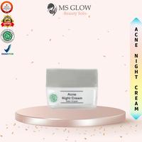 Gambar Night Cream Acne Krim Wajah Acne Jerawat Bruntusan Ms Glow Original dari Ms Glow Beauty Solo undefined 1 Tokopedia