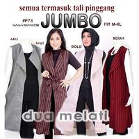 Gambar Baju Atasan wanita blouse kemeja kerja wanita baju wanita jumbo P68 - P71, COFFE dari dua melati undefined 4 Tokopedia