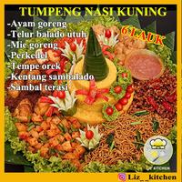 Gambar TUMPENG NASI KUNING LENGKAP / NASI TUMPENG / TUMPENG ULANG TAHUN dari LIZ_KITCHEN undefined 1 Tokopedia