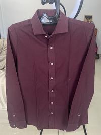 Gambar Kemeja Pria The Executive Maroon Lengan Panjang dari Rifqy7 undefined 1 Tokopedia