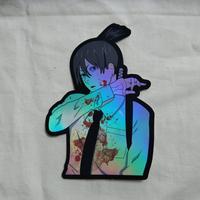 Gambar Chainsaw Man Hologram Stiker Anime - Aki Hayakawa dari __.Senseistore undefined 1 Tokopedia