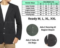 Gambar Baju Casual Blazer Pria Dewasa Lengan Panjang JEVAN - M dari Sirwal Kita undefined 4 Tokopedia