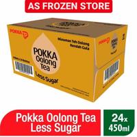 Gambar Pokka Oolong Tea 450ml Less Sugar / Botol Pet 450ml 1 Dus 24 Pcs dari AS Frozen Store undefined 1 Tokopedia