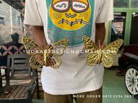 Gambar Wall Art Kupu Kupu Minimalis Kuningan dari Yuda Art Design undefined 1 Tokopedia