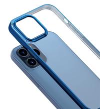 Gambar Case iPhone 12 Mini Pro Max Clear Square Edge Case Luxury Plating - iPhone12 ProMax, Silver dari BoxWish Kingdom undefined 5 Tokopedia