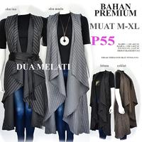 Gambar Baju Atasan wanita blouse kemeja kerja wanita baju wanita jumbo P68 - P71, COFFE dari dua melati undefined 3 Tokopedia