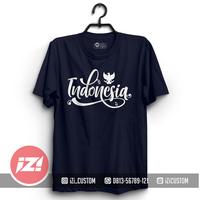 Gambar Kaos / Tshirt INDONESIA Tulisan Lettering Batik - Merah, XXL dari izicustom undefined 3 Tokopedia