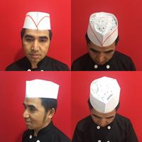 Gambar Topi Peci Koki Kertas Pria Wanita - Putih dari Victory chef uniform undefined 2 Tokopedia