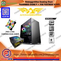 Gambar ARMAGGEDDON Gaming Case TESSARAXX CORE V casing PC Komputer mATX - Putih, Dengan PSU dari PrimaJaya Toko undefined 2 Tokopedia