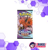 Gambar TCG Pokemon Sword & Shield 6 Chilling Reign Booster Pack dari Drakuli Hobbies undefined 3 Tokopedia
