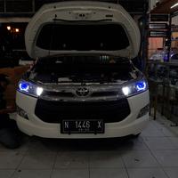 Gambar Lampu custom innova reborn/ headlamp innova reborn projie/lampu innova - 3" 1set + DRL dari JAMPROB_PROBOLINGGO undefined 4 Tokopedia