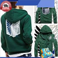 Gambar Jaket Attack on Titan Jaket Sweater Hoodie Jaket Tebal Pria Wanita dari UNGSIRA STORE undefined 1 Tokopedia