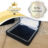 Gambar (12 Pcs) Kotak Perhiasan Gelang Tempat Perhiasan Bludru Hitam Murah dari BralingHandicraft undefined 1 Tokopedia