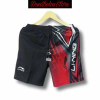 Gambar Setelan Baju Badminton Lining Printing Bahan Dryfit - Merah, M dari DuaBelasStore_Id undefined 3 Tokopedia