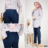Gambar Celana Wanita Celana Panjang Wanita Celana Premium Celana termurah - Hitam, All Size dari Hanif_Shop_NEW undefined 3 Tokopedia
