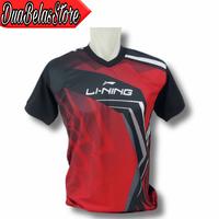 Gambar Setelan Baju Badminton Lining Printing Bahan Dryfit - Merah, M dari DuaBelasStore_Id undefined 2 Tokopedia