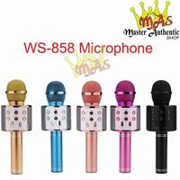 Gambar Q7-1 Mic Wireless Bluetooth Karaoke LED Microphone Speaker Berat Prod dari ryocelll undefined 4 Tokopedia